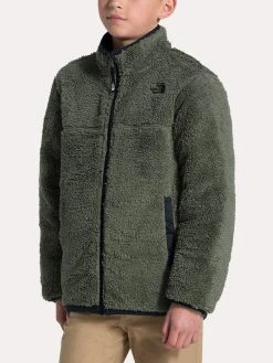 The North Face Boys' Reversible Mount Chimborazo Jacket -The North Face Online NF0A34QJ HFNBRITISHKHAKIWAXEDCAMOPRINTalt4