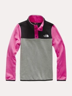 The North Face Girls' Glacier 1/4 Snap -The North Face Online NF0A3NKC WUGMR.PINK af714d75 26a5 49c7 b626 a291f0f6303b
