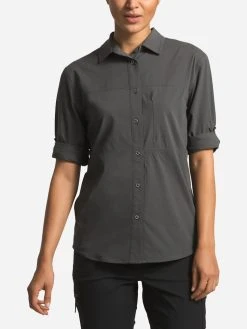 The North Face Women's Boreaz Long-Sleeve Roll-Up Shirt -The North Face Online NF0A3SORxTinGreyxPrimary 89836079 a4aa3307 9a73 4f36 af67 865a331d1676