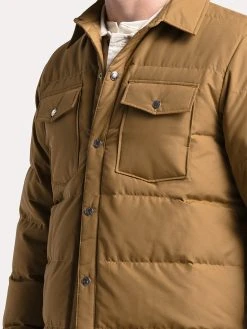 The North Face Men's Down Sierra Snap Jacket -The North Face Online NF0A3YQB WXECEDARBROWNalt2