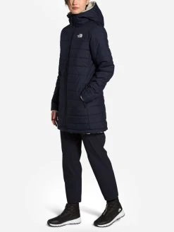 The North Face Women's Mossbud Insulated Reversible Parka -The North Face Online NF0A4R39xAviatorNavyVintageWhitexPrimary 92236042