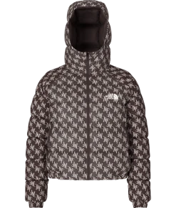 The North Face Women’s Hydrenalite Down Hoodie -The North Face Online NF0A5GGGxCOALBROWNTNFMONOGRAMPRINTxPrimary 86551742