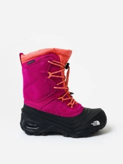The North Face Youth Alpenglow V Waterproof Boots -The North Face Online NF0A5LXFxFUSCHIAPINKCORALSUNRISExAlt1 79212466
