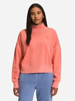The North Face Women’s Garment Dye Mock-Neck Pullover