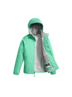 The North Face Girls' Reflective Jacket -The North Face Online a2u2l rwwbermudagreenalt1