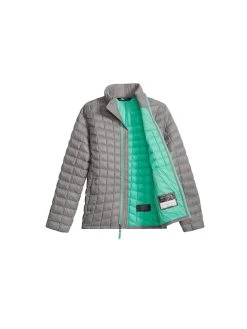 The North Face Girls' Thermoball Full Zip Jacket -The North Face Online a34ua 85vmetallicsilveralt1