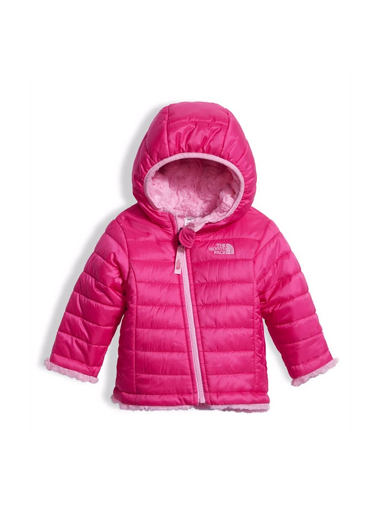 The North Face Infant Reversible Mossbud Swirl Hoodie 1 The North Face Infant Reversible Mossbud Swirl Hoodie