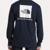 The North Face Men's Long-Sleeve Red Box Tee