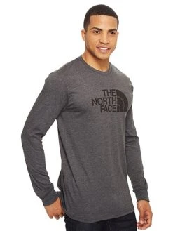 The North Face Long Sleeve Half Dome Tee -The North Face Online nf00czy9 tnfdarkgreyheatheralt1