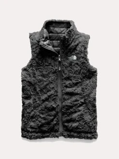 The North Face Girls' Reversible Mossbud Swirl Vest -The North Face Online nf0a2rcp jk3tnfblackalt1