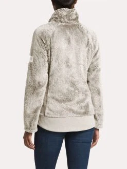 The North Face Women's Furry Fleece Full Zip -The North Face Online nf0a338m vintagewhitealt1