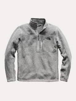 The North Face Men's Gordon's Lyons 1/4 Zip -The North Face Online nf0a33r7 dyytnfmediumgreyheatheralt2